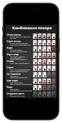 Список карточных сочетаний
